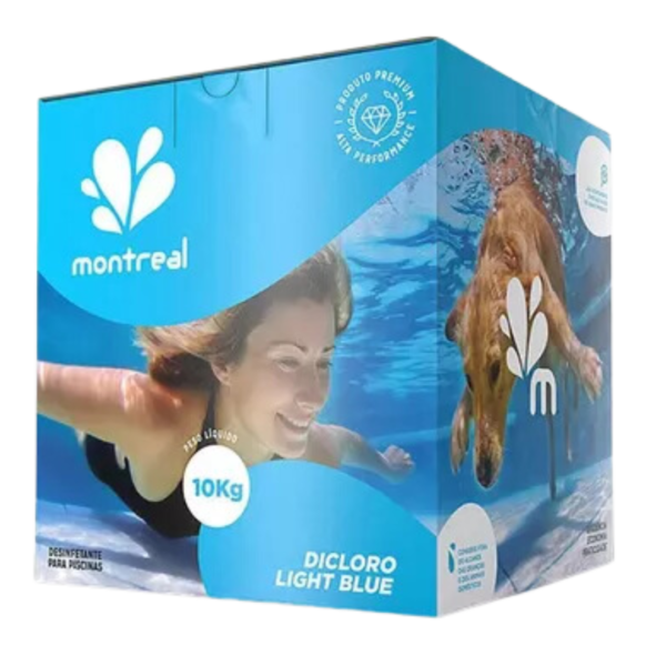 Montreal Cloro Barato P/ Limpeza Agua Da Piscina 10 Kg Caixa